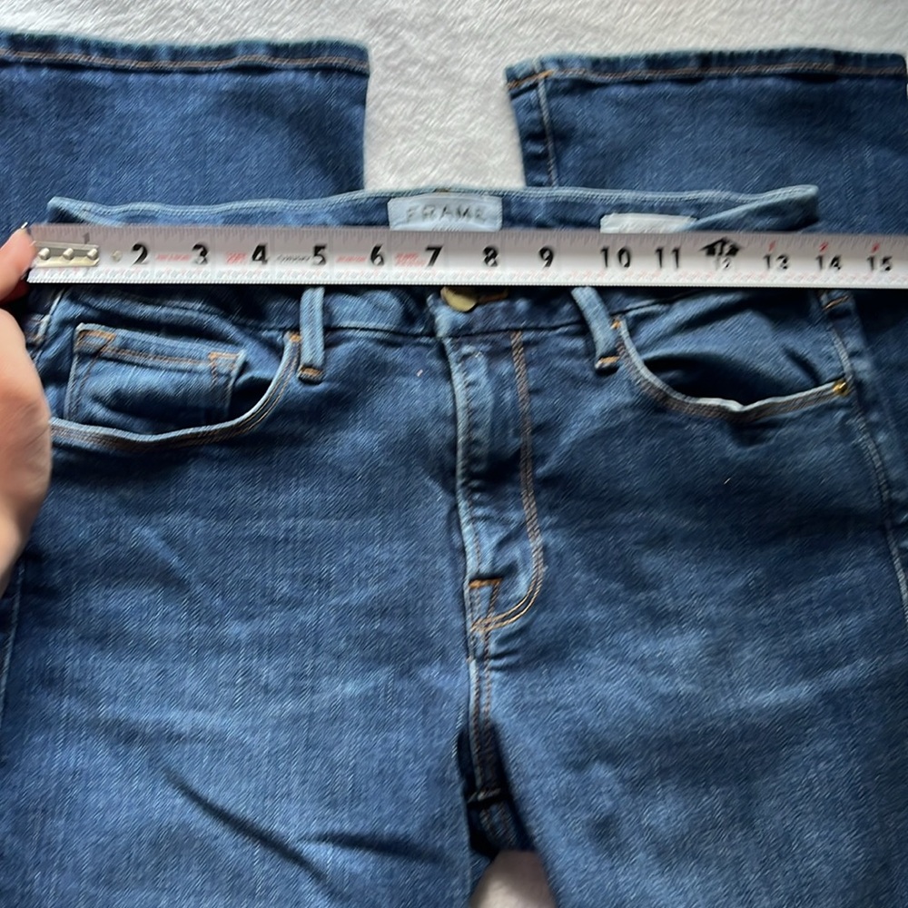 Frame Denim Blue Straight Leg Jeans Classic Style - Picture 3 of 6